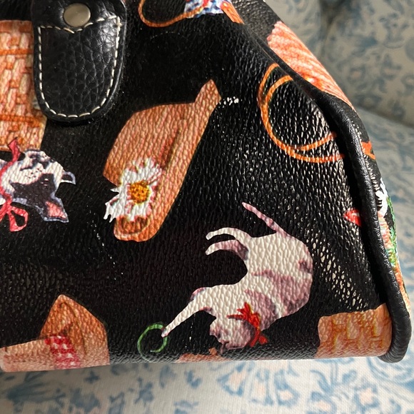 RARE Longaberger barrel purse with basket print all over VGUC - Picture 13 of 13